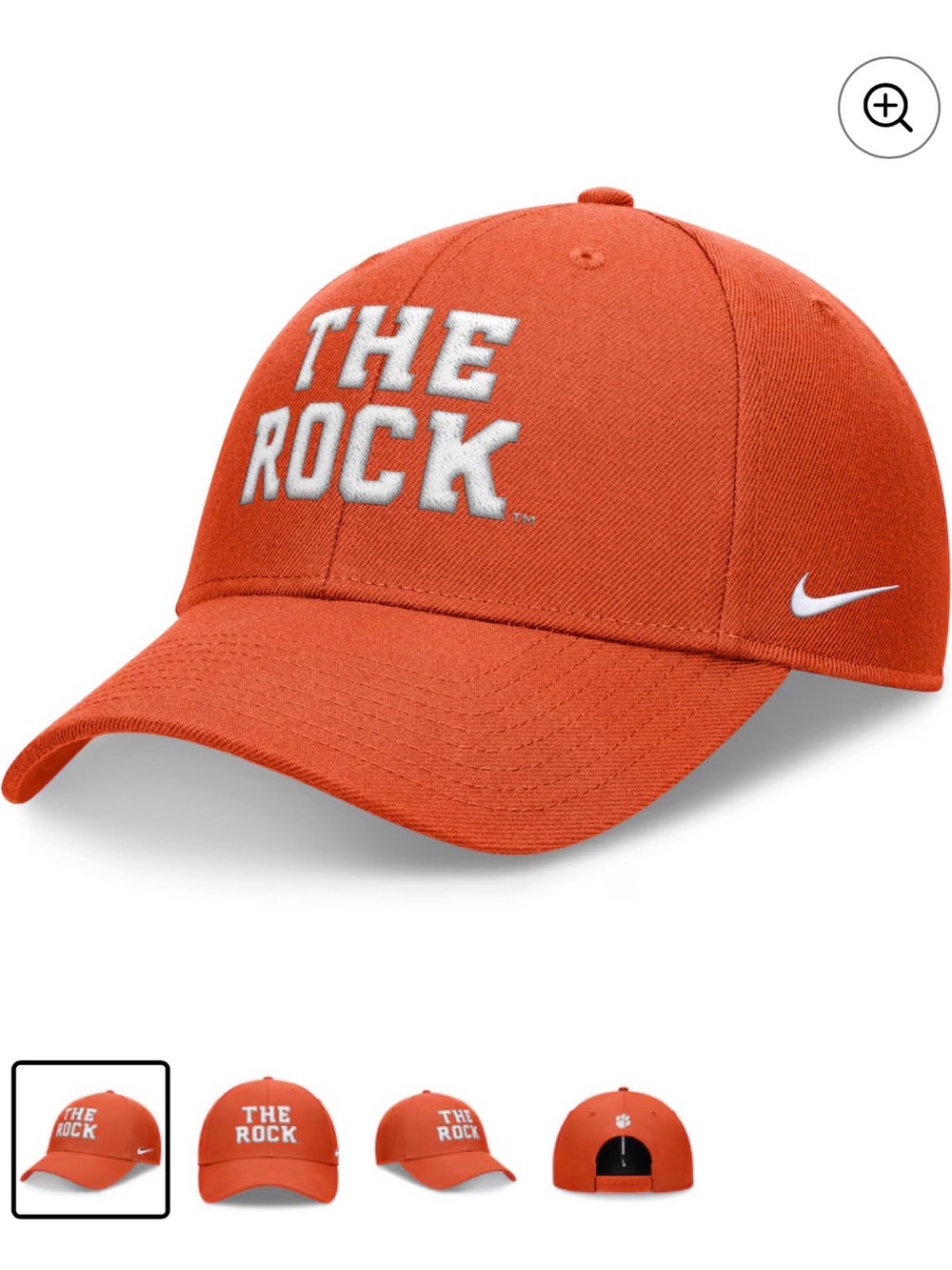 Clemson Tigers Nike Local Rise Adjustable Hat - Orange